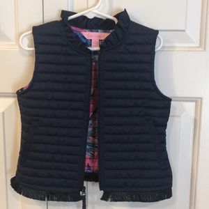 Lilly Pulitzer girls vest small 4-5